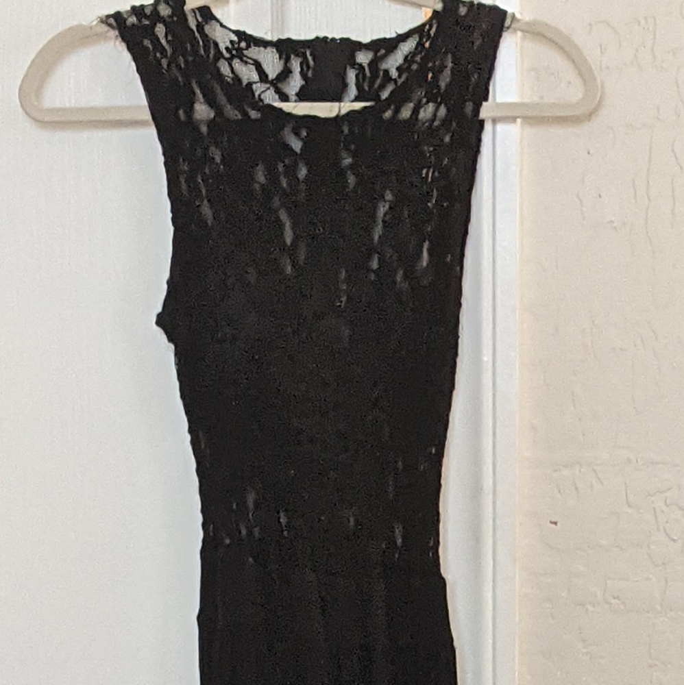 Long black dress